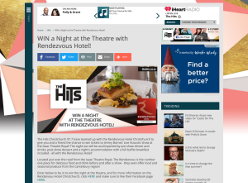 Win a Night at the Theatre with Rendezvous Hotel!