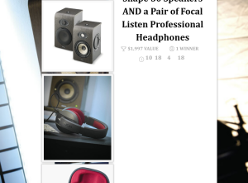 Win a Pair of Focal Shape 50 Speakers AND a Pair of Focal Listen Professional Headphones