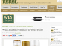 Win a Pantene Ultimate 10 Prize Pack!