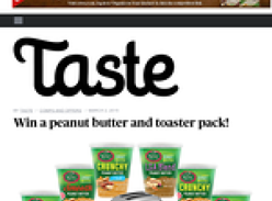 Win a peanut butter and toaster pack!