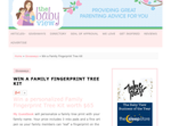 Win a personalized Family Fingerprint Tree Kit