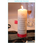 Win a Personalized Large Pillar Candle