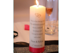 Win a Personalized Large Pillar Candle