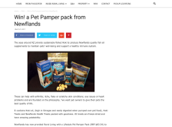 Win! a Pet Pamper pack from Newflands
