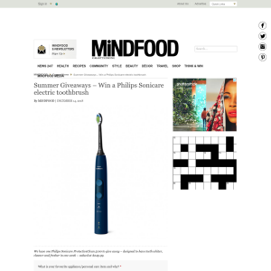 Win a Philips Sonicare electric toothbrush