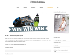 Win a Powerade prize pack