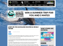 Win a Quad Pass to  Auckland Whale & Dolphin Safari