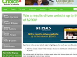 Win a results-driven website up to the value of $2500!