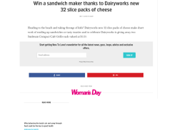 Win a sandwich maker thanks to Dairyworks new 32 slice packs of cheese