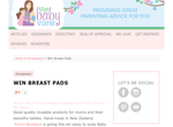 Win a set of reusable breast pads