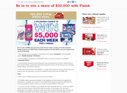Win a share of $20,000 with Finish