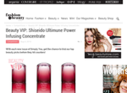 Win a Shiseido Ultimune Power Infusing Concentrate
