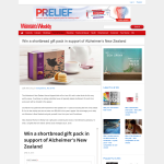 Win a shortbread gift pack in support of Alzheimer's New Zealand