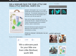 Win a skincare pack for your little one from Little Skinfood