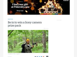 Win a Sony Camera Prize Pack