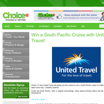 Win a South Pacific Cruise with United Travel!