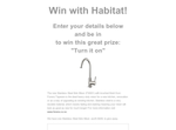 Win a Stainless Steel Sink Mixer