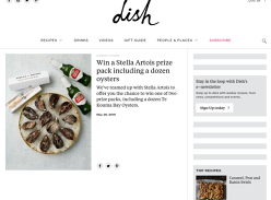 Win a Stella Artois prize pack including a dozen oysters