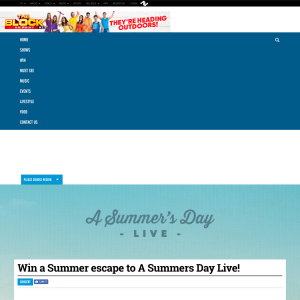 Win a Summer escape to A Summers Day Live