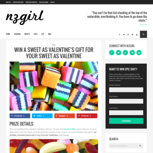 Win A Sweet As Valentine's Gift For Your Sweet As Valentine