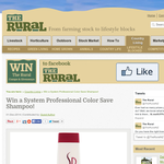 Win a System Professional Color Save Shampoo!