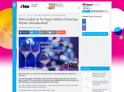 Win a table at Te Papa's White Christmas Winter Wonderland
