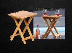 Win a Table with Built-in Wine Glass Holders