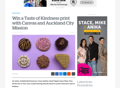 Win a Taste of Kindness print with Canvas and Auckland City Mission