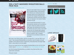 Win a Tasti Smooshed Wholefood Balls prize pack