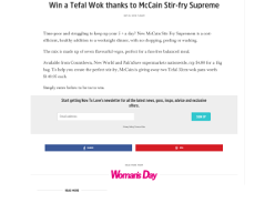 Win a Tefal Wok thanks to McCain Stir-fry Supreme