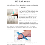 Win a Thumb Thing & make reading one-handed a breeze!