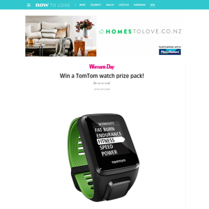 Win a TomTom watch prize pack
