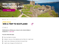 Win a Trip for 2 to Scotland