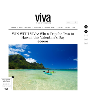 Win a Trip for Two to Hawaii this Valentine's Day
