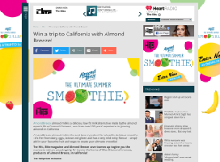 Win a trip to California with Almond Breeze
