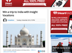 Win a trip to India 