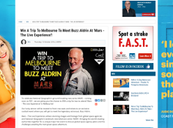 Win A Trip To Melbourne To Meet Buzz Aldrin At ?Mars ? The Live Experience?