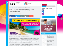 Win a trip to Nelson to Escape To Extraordinary