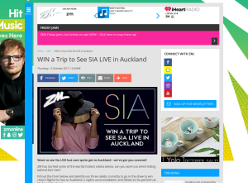 Win a Trip to See SIA LIVE in Auckland