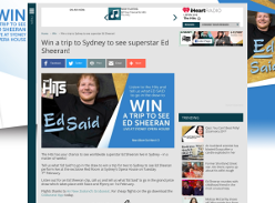 Win a trip to Sydney to see superstar Ed Sheeran!