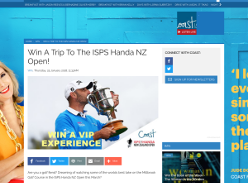 Win A Trip To The ISPS Handa NZ Open