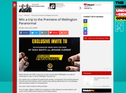 Win a trip to the Premiere of Wellington Paranormal