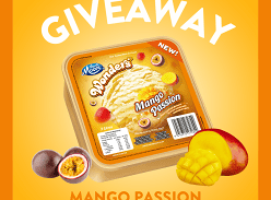 Win a tub of Mango Passion Ice Cream
