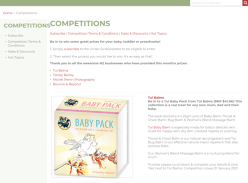 Win a Tui Baby Pack from Tui Balms