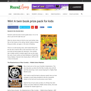 Win A twin book prize pack for kids