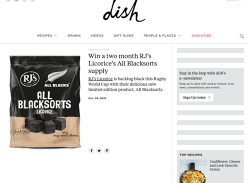 Win a two month RJ’s Licorice’s All Blacksorts supply