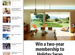 Win a two-year membership to Holiday Swap