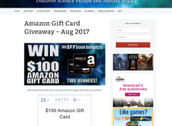 Win a US$100 Amazon Gift Card