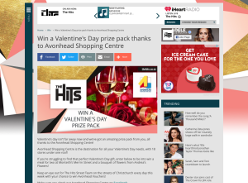 Win a Valentine's Day prize pack thanks to Avonhead Shopping Centre