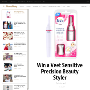 Win a Veet Sensitive Precision Beauty Styler